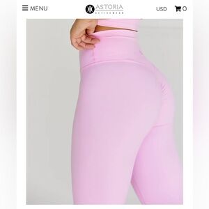 Astoria LUXE IGNITE Legging - Bubblegum Pink Sz S